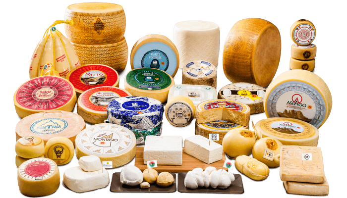 marche di formaggi italiani dop