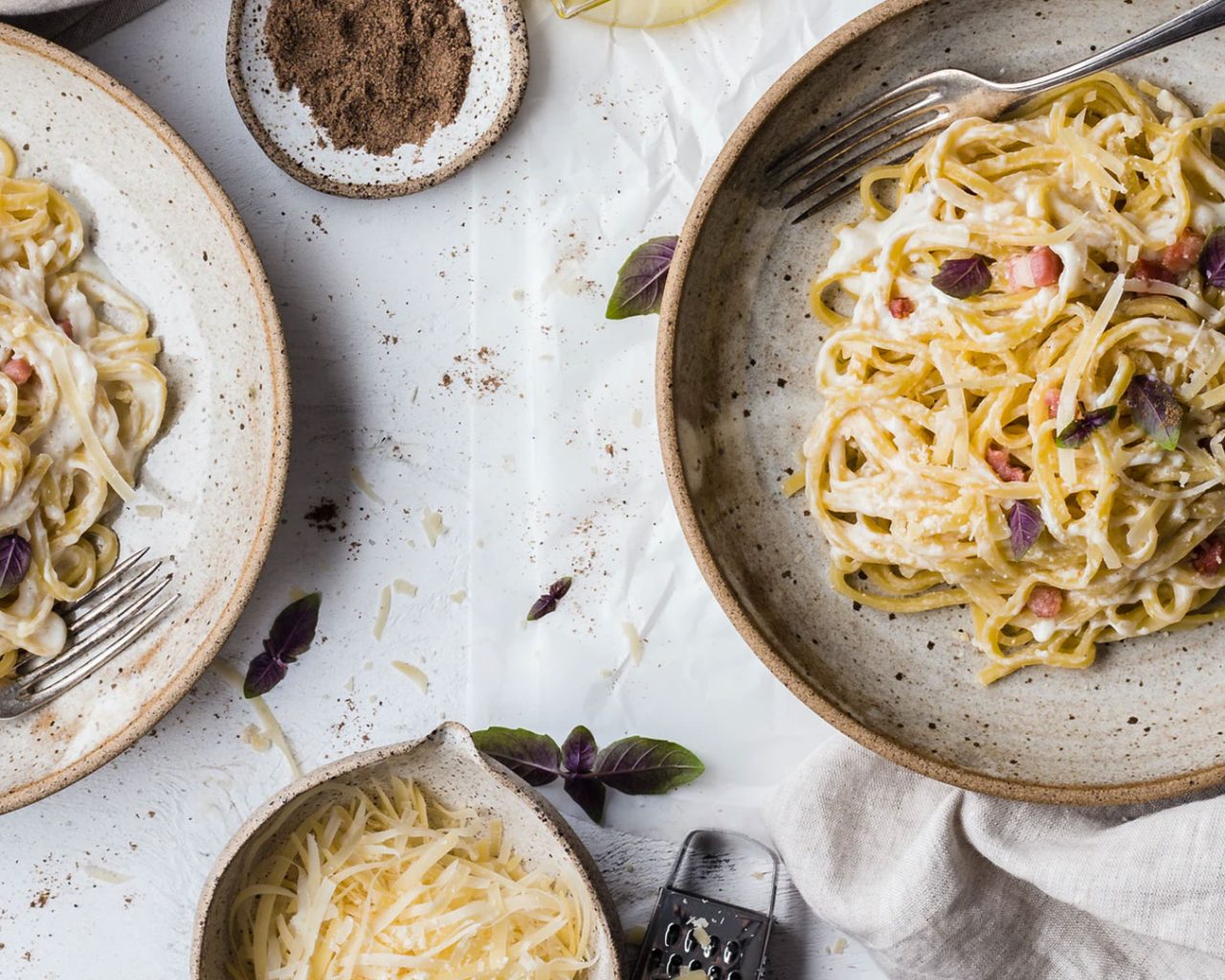 Pata con crema di tartufo