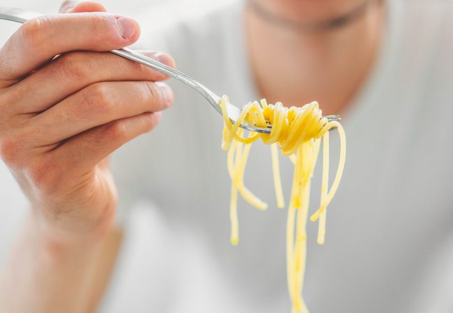 Spaghetti con colatura di alici di Cetara