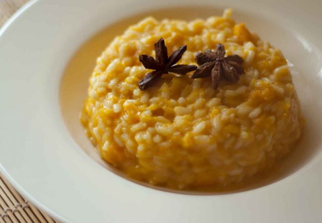 Ricetta risotto con crema di zucca