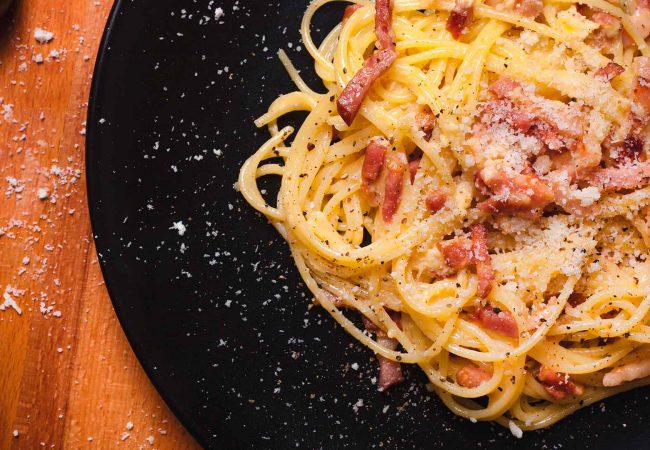 Ricetta di pasta veloce con guanciale di Gioi