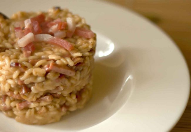 Risotto speck e noci: ingredienti e preparazione